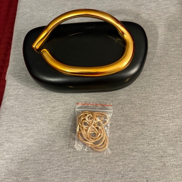 Black Clutch Bag - Picture 1 of 8